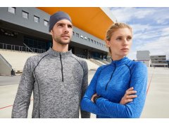 Daiber JN 498 Pánské funkční tričko s dlouhým rukávem 02.0498 black melange/black 8