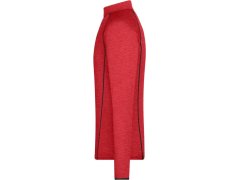 Daiber JN 498 Pánské funkční tričko s dlouhým rukávem 02.0498 red melange/titan 4