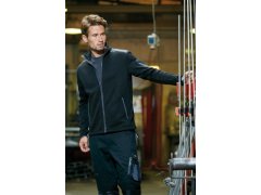 Daiber JN 591 Pánská pletená fleecová bunda 02.0591 black/carbon 6