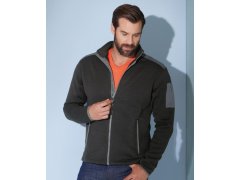 Daiber JN 591 Pánská pletená fleecová bunda 02.0591 black/carbon 8