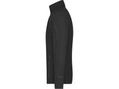 Daiber JN 597 Pánská strukturovaná fleecová bunda 02.0597 black/carbon 1