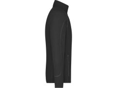 Daiber JN 597 Pánská strukturovaná fleecová bunda 02.0597 black/carbon 2