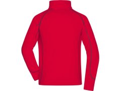 Daiber JN 597 Pánská strukturovaná fleecová bunda 02.0597 red/carbon 3