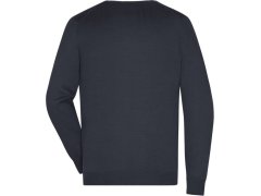 Daiber JN 659 Pánský svetr s výstřihem do V 02.0659 black 4