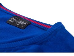 Daiber JN 659 Pánský svetr s výstřihem do V 02.0659 grey heather 6