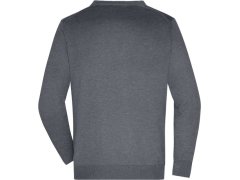 Daiber JN 661 Pánský pletený cardigan s&nbsp;výstřihem do V 02.0661 grey heather 2