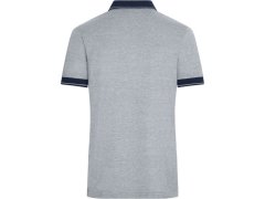 Daiber JN 706 Pánské žerzejové melírované polo 02.0706 grey heather/navy 5