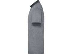 Daiber JN 706 Pánské žerzejové melírované polo 02.0706 black melange/black 8