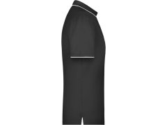 Daiber JN 728 Pánské piqué polo s kontrastní légou 02.0728 black/silver 3