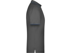 Daiber JN 728 Pánské piqué polo s kontrastní légou 02.0728 graphite/aqua 5
