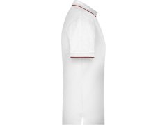 Daiber JN 728 Pánské piqué polo s kontrastní légou 02.0728 white/red 4