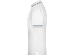 Daiber JN 728 Pánské piqué polo s kontrastní légou 02.0728 white/navy 1