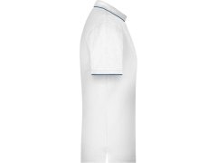 Daiber JN 728 Pánské piqué polo s kontrastní légou 02.0728 white/navy 2