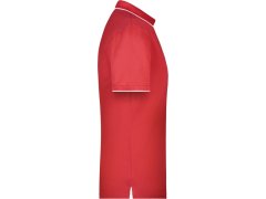 Daiber JN 728 Pánské piqué polo s kontrastní légou 02.0728 red/white 2