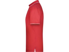 Daiber JN 728 Pánské piqué polo s kontrastní légou 02.0728 red/white 5
