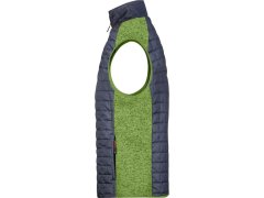 Daiber JN 740 Pánská pletená hybridní vesta 02.0740 kiwi melange/anthracite melange 6