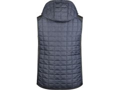 Daiber JN 768 Pánská pletená hybridní vesta 02.0768 grey melange/anthracite melange 8