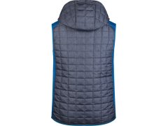 Daiber JN 768 Pánská pletená hybridní vesta 02.0768 royal melange/anthracite melange 1