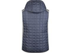 Daiber JN 768 Pánská pletená hybridní vesta 02.0768 light melange/anthracite melange 1