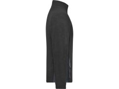 Daiber JN 842 Pánská pracovní mikrofleecová bunda - Strong 02.0842 black/carbon 6