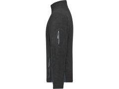 Daiber JN 842 Pánská pracovní mikrofleecová bunda - Strong 02.0842 black/carbon 7
