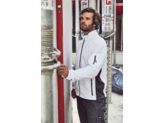 Daiber JN 842 Pánská pracovní mikrofleecová bunda - Strong 02.0842 white/carbon 2