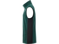 Daiber JN 856 Pánská pracovní fleecová vesta - Strong 02.0856 dark green/black 2