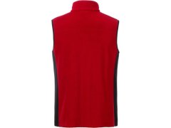 Daiber JN 856 Pánská pracovní fleecová vesta - Strong 02.0856 red/black 1