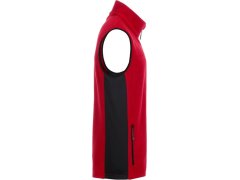 Daiber JN 856 Pánská pracovní fleecová vesta - Strong 02.0856 red/black 3
