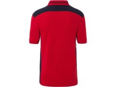 Daiber JN 858 Pánské pracovní piqué polo - Color 02.0858 red/navy 1