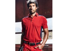 Daiber JN 858 Pánské pracovní piqué polo - Color 02.0858 red/navy 2