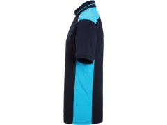 Daiber JN 858 Pánské pracovní piqué polo - Color 02.0858 navy/turquoise 2