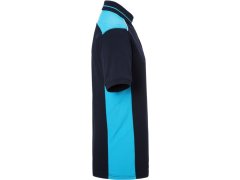 Daiber JN 858 Pánské pracovní piqué polo - Color 02.0858 navy/turquoise 7
