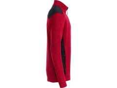 Daiber JN 862 Pánská pracovní bunda pletený fleece - Strong 02.0862 red melange/black 3