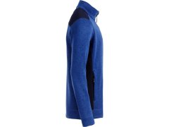 Daiber JN 862 Pánská pracovní bunda pletený fleece - Strong 02.0862 royal melange/navy 7