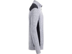Daiber JN 862 Pánská pracovní bunda pletený fleece - Strong 02.0862 white melange/carbon 1