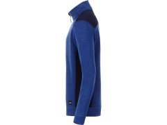 Daiber JN 864 Pánská pracovní fleece bunda 1/2 zip - Strong 02.0864 royal melange/navy 8