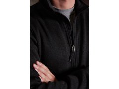 Daiber JN 864 Pánská pracovní fleece bunda 1/2 zip - Strong 02.0864 carbon melange/black 8