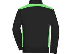 Daiber JN 870 Pánská pracovní mikina - Color 02.0870 black/lime green 1