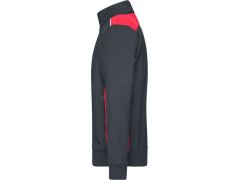 Daiber JN 870 Pánská pracovní mikina - Color 02.0870 carbon/red 1