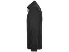 Daiber JN 898 Pánská pracovní pletená fleece bunda - Solid 02.0898 black/black 4