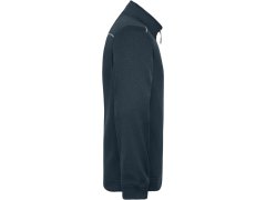 Daiber JN 898 Pánská pracovní pletená fleece bunda - Solid 02.0898 navy/navy 2