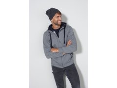 Daiber JN 963 Pánská mikina s kapucí "Lifestyle" 02.0963 grey melange/navy 1