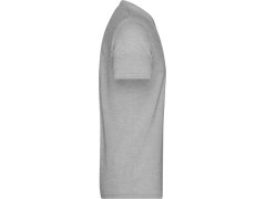 Daiber JN 974 Pánské melírované tričko s výstřihem do V 02.0974 grey heather 1