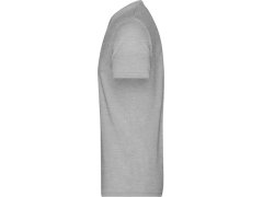 Daiber JN 974 Pánské melírované tričko s výstřihem do V 02.0974 grey heather 4