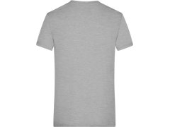 Daiber JN 974 Pánské melírované tričko s výstřihem do V 02.0974 grey heather 5