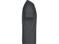 Daiber JN 974 Pánské melírované tričko s výstřihem do V 02.0974 black melange 3