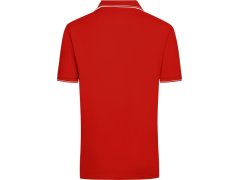 Daiber JN 986 Pánské piqué polo 02.0986 tomato/white 5