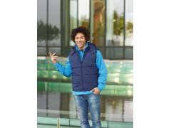 Daiber JN 1004 Pánská prošívaná vesta s kapucí 02.1004 black 6