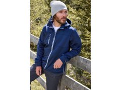 Daiber JN 1078 Pánská 3-vrstvá softshellová bunda "Maritim" 02.1078 nautic blue/navy/white 8